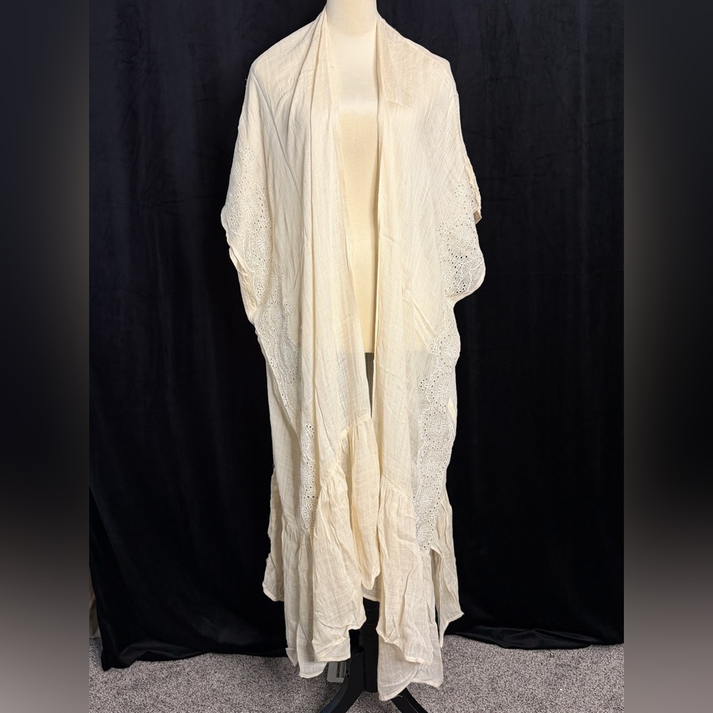 Free People Lovers Lane Ruffle Kimono - NWOT
